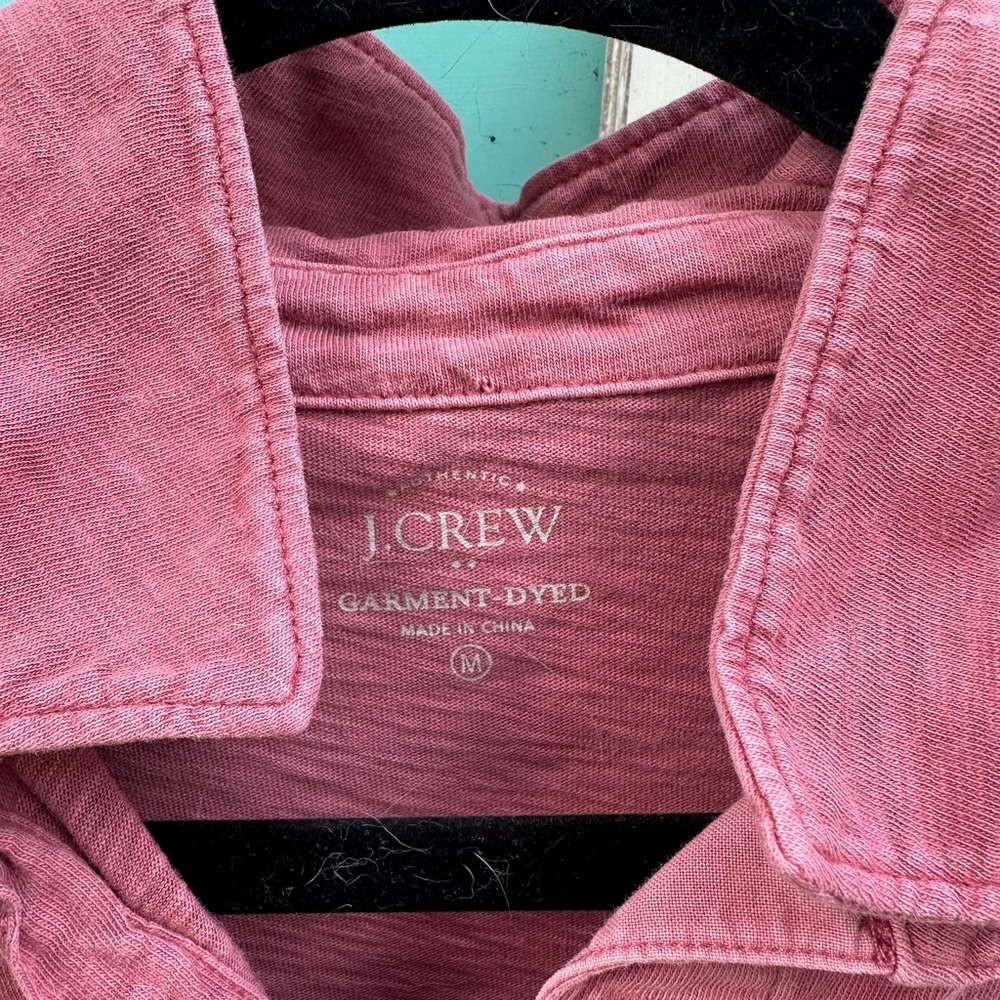 J. Crew Garment Dyed Polo Shirt
